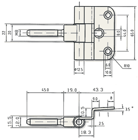 Петли ABLOY схема 